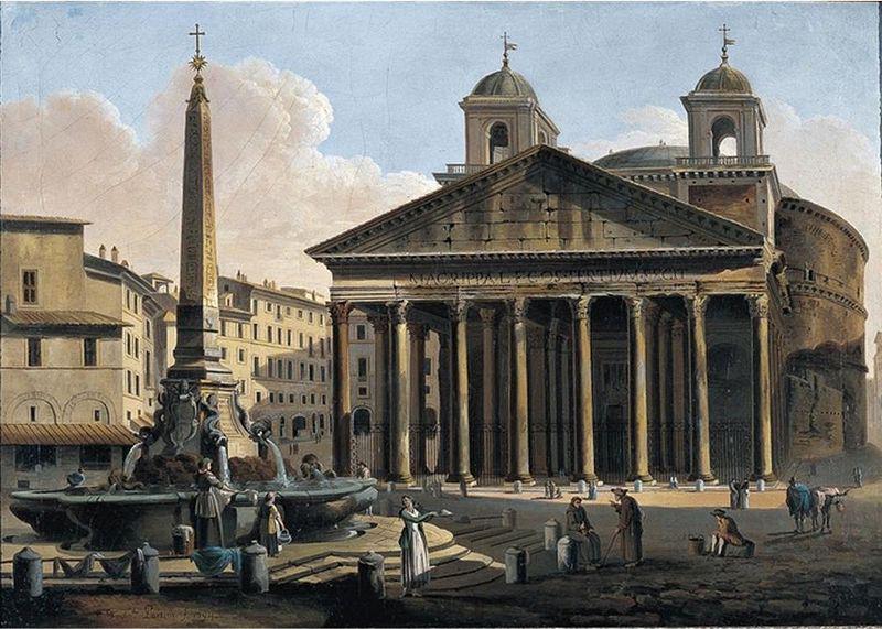 unknow artist View of Pantheon oil painting image